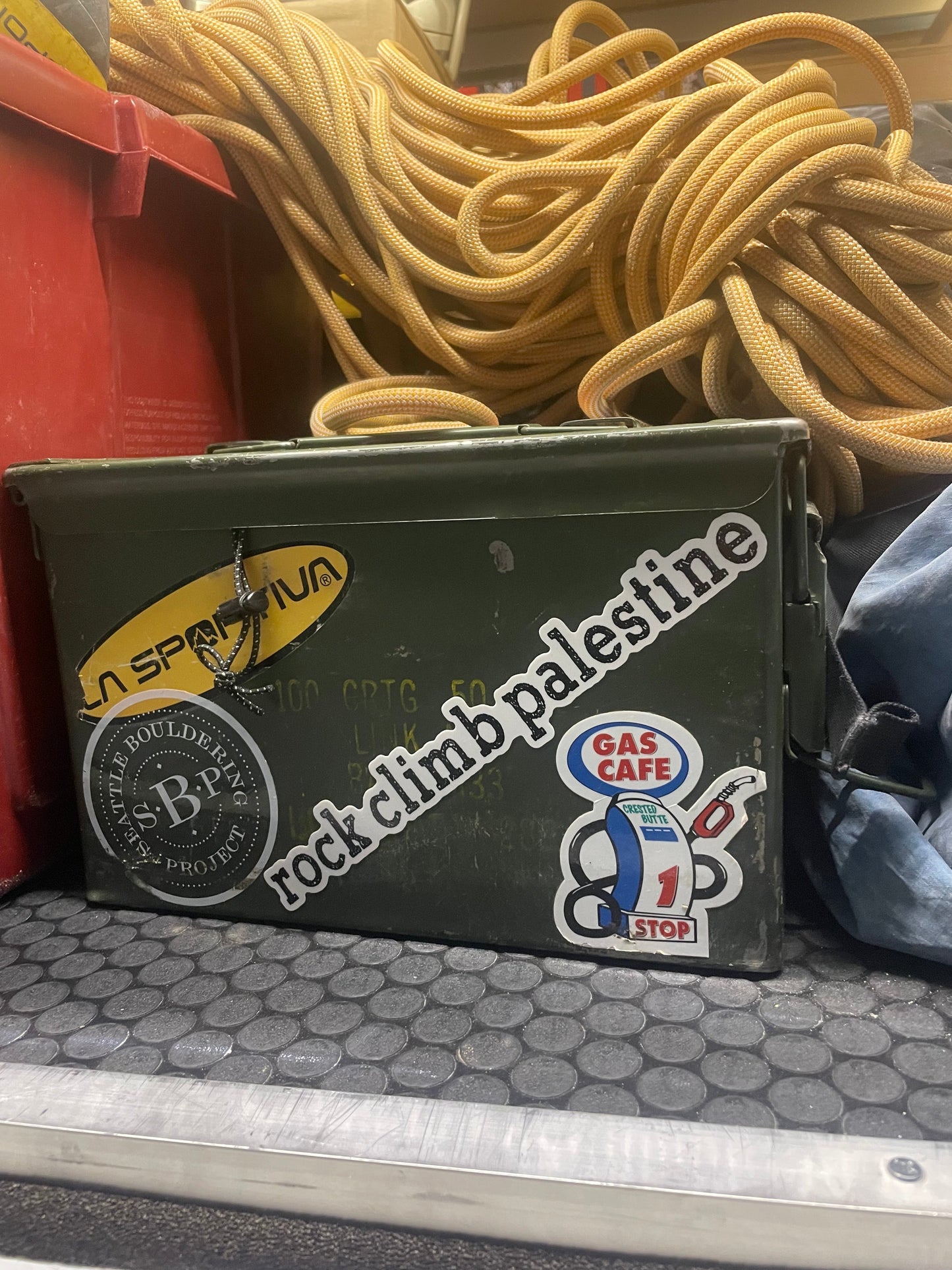 Rock Climb Palestine Sticker